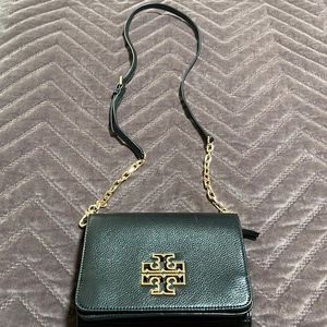 Tory Burch Leather shoulder Bag black